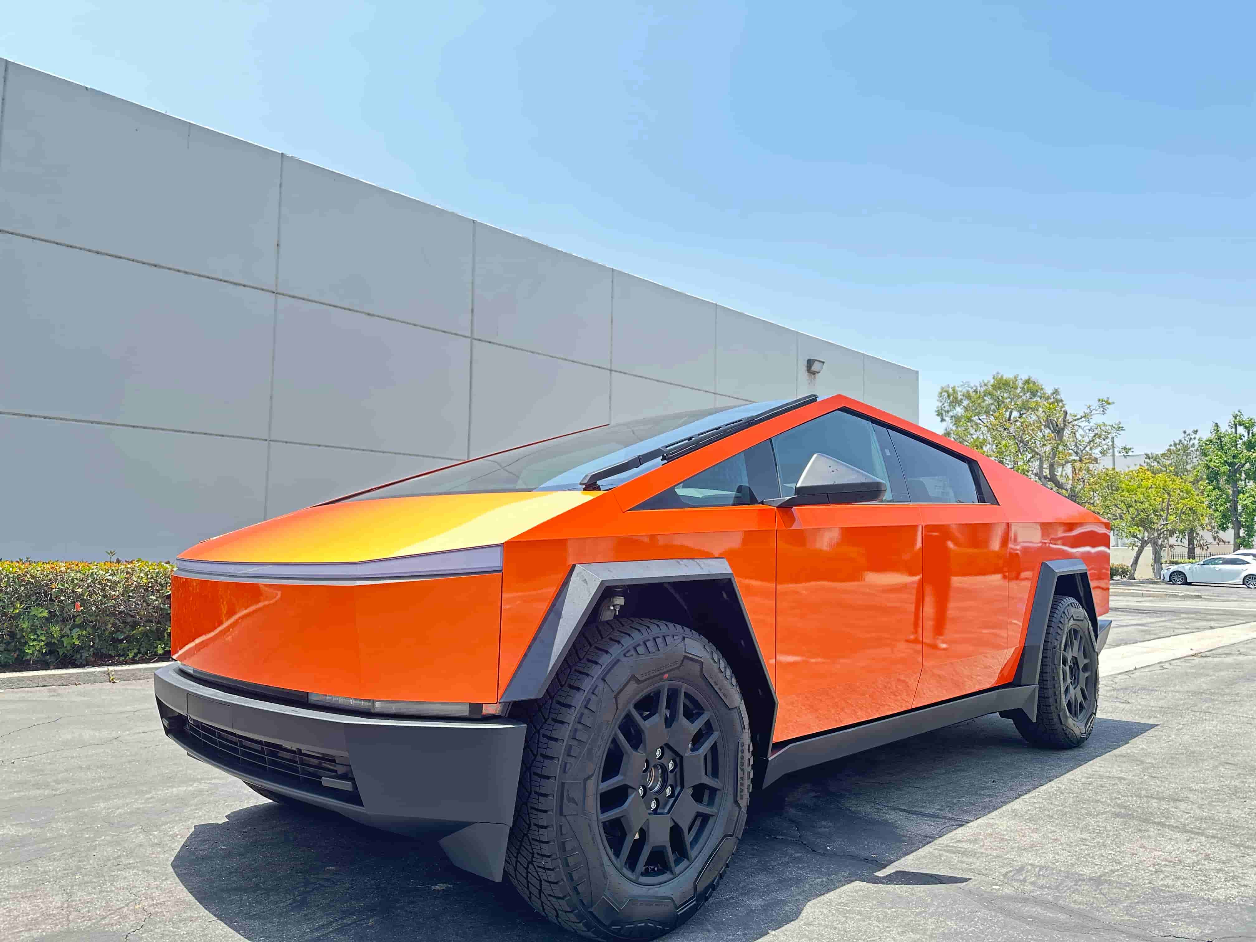 Crystal plating on paint surface car beauty